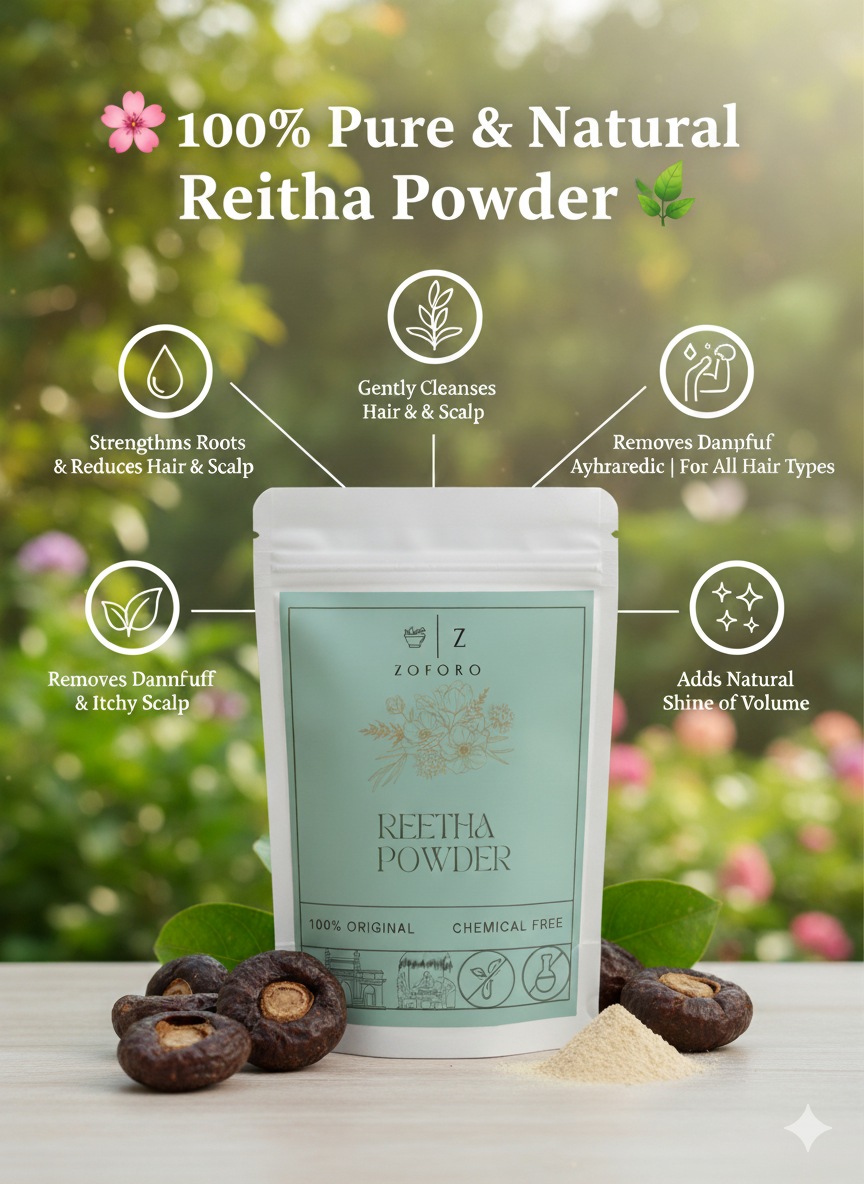 Reetha Powder -- Pure and Natural