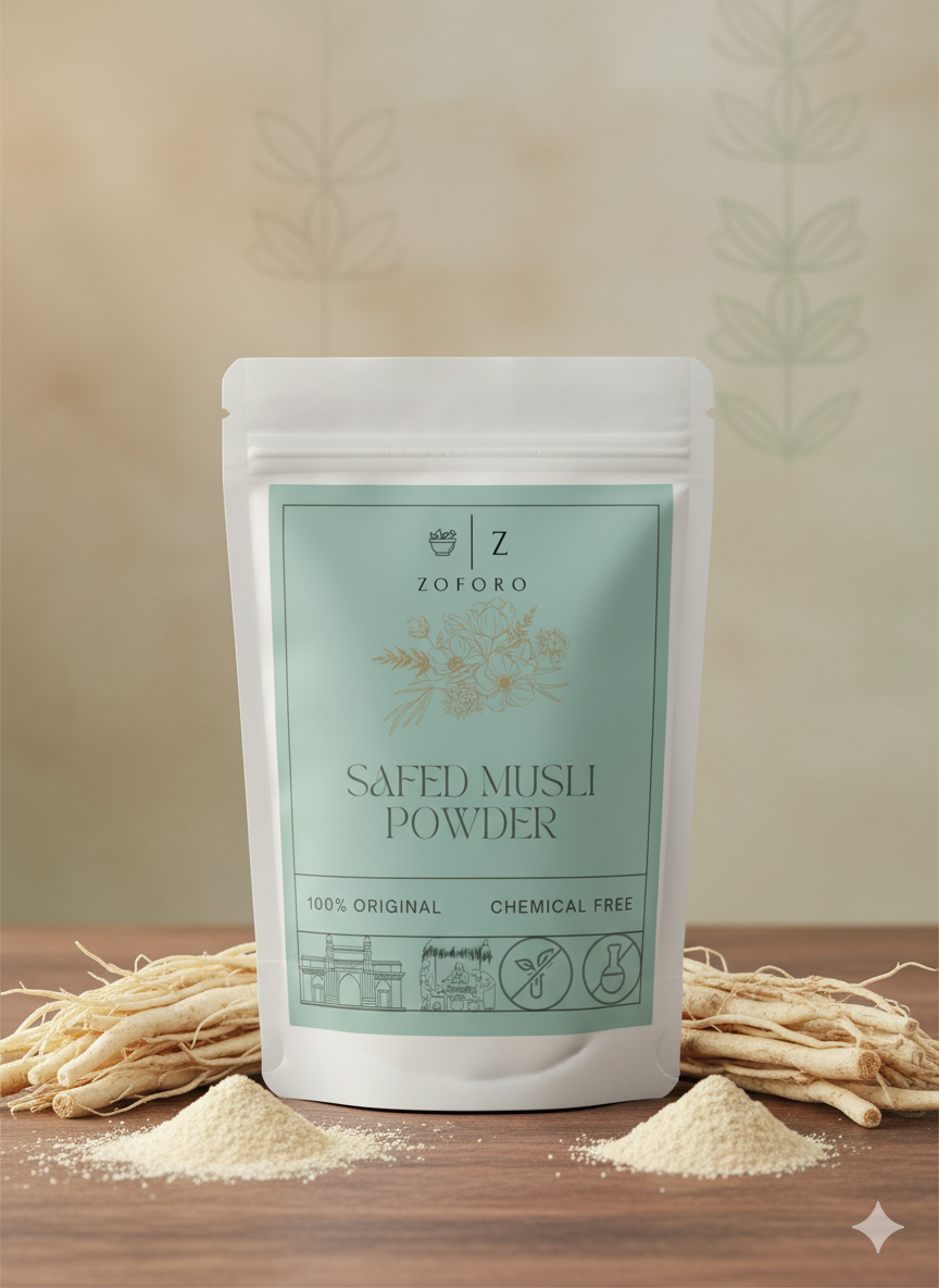 Safed Musli Powder -- Pure and Natural