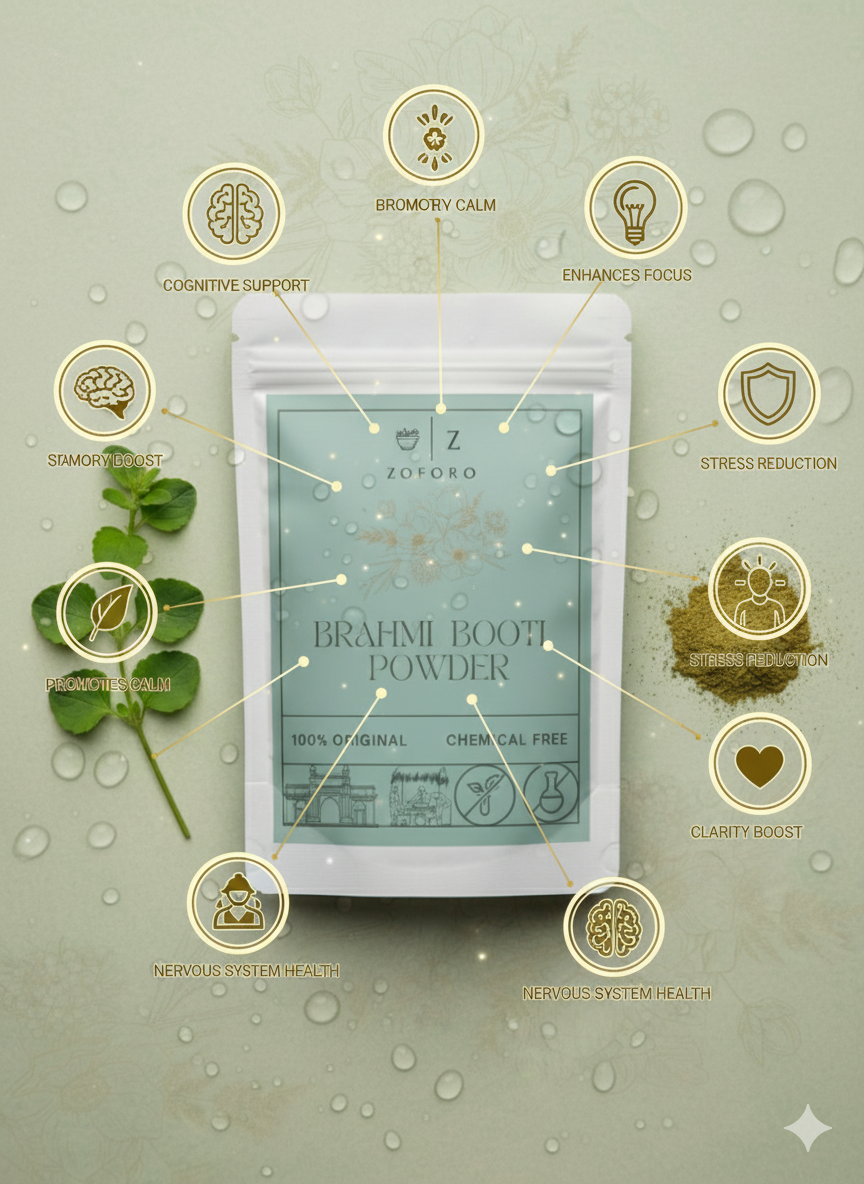 Brahmi Booti Powder -- Pure and Natural