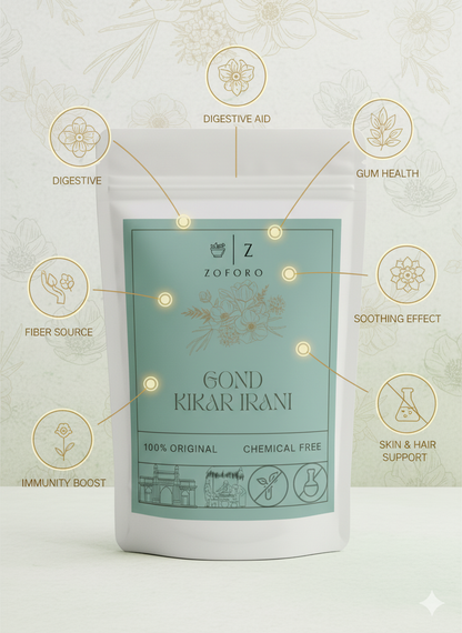 Gond Kikar Irani  -- Pure and Natural